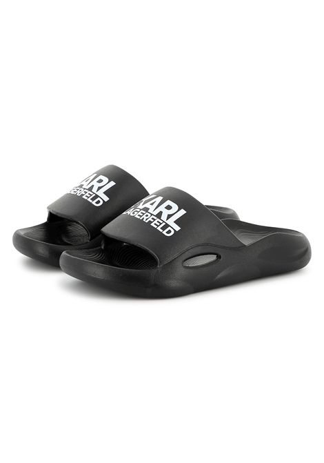 Ciabatte con logo KARL LAGERFELD KIDS | Z3037809B